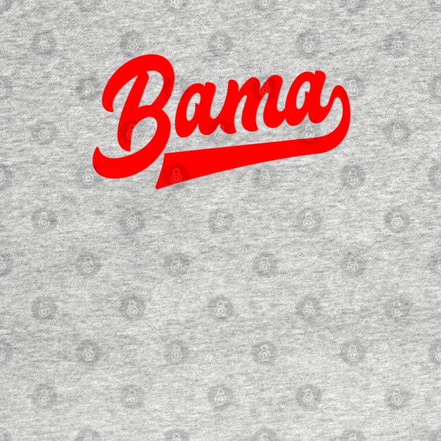 Bama Red Script - Alabama by BDAZ